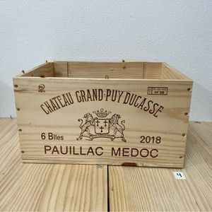 Wine crate, wood crate, wooden wine crate